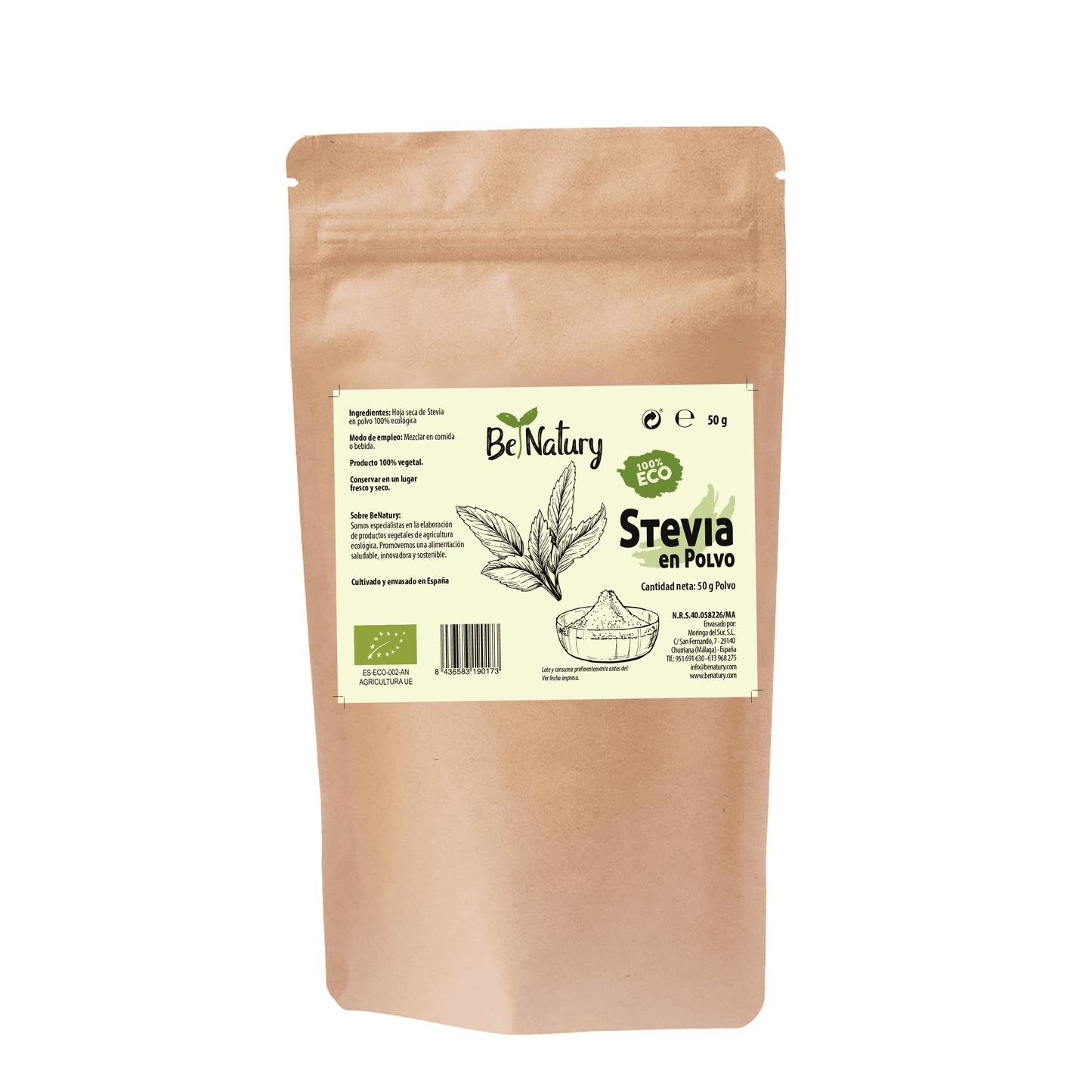 Stevia Polvo Eco 50 Gramos