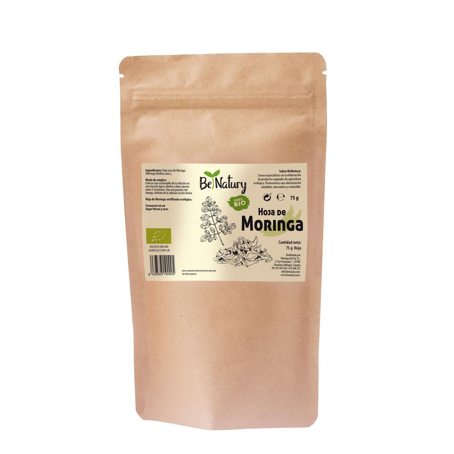 Moringa Ecológica en Hoja 75g y 150g – Superalimento Natural para Energía, Salud y Bienestar | BIO
