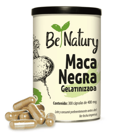 Maca negra ecológica BeNatury cápsulas energía vitalidad suplemento bio