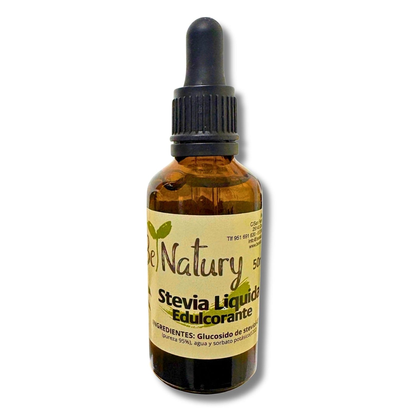 Stevia líquida 100% natural, ideal para endulzar sin azúcar ni calorías de forma saludable